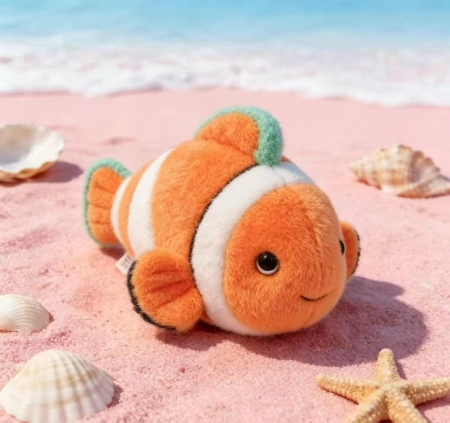 Very precious, soft and fragrant, clownfish magnetic fridge magnet, plush doll, toy table companion doll, cute and fun, ideal for gifting, magnetic plush doll, switch decoration, home cute wall-mounted style Very precious, soft and fragrant, clownfish magnetic fridge magnet, plush doll, toy table companion doll, cute and fun, ideal for gifting, magnetic plush doll, switch decoration, home cute wall-mounted style
